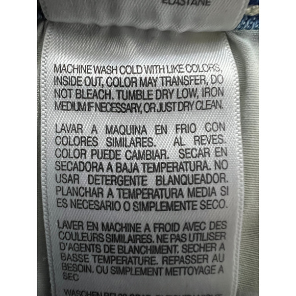 MOTHER JEANS WOMENS SIZE 23 MID RISE DAZZLER ANKLE FRAY HEM STRAIGHT BLUE NEW - Picture 11 of 11